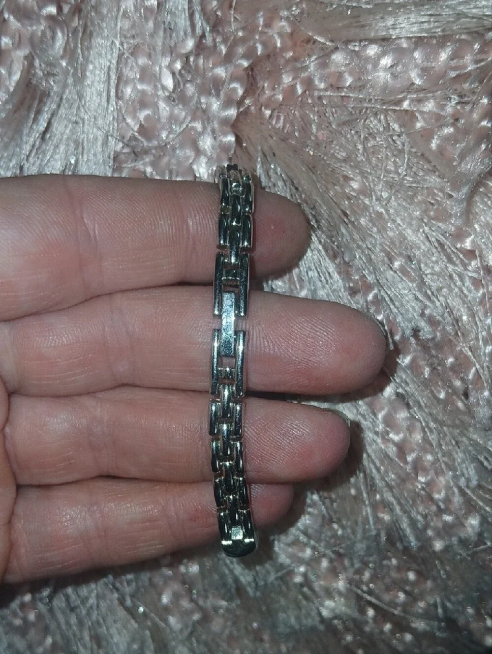 Diamond Vintage 90's Bracelet Watch With Diamond Accent Needs Battery